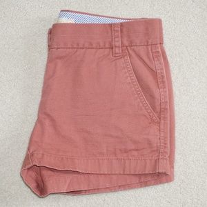 J Crew brick red shorts size 0